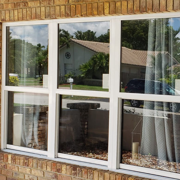 3 single hung windows side by side