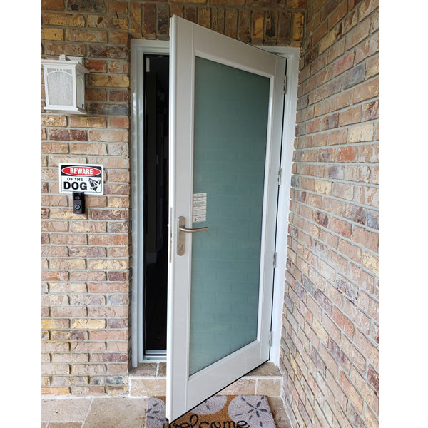 on site full view single french impact resistant door