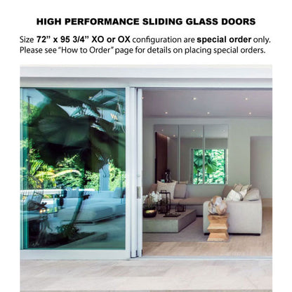 High Performance Sliding Glass Door Impact Resistant Air Master