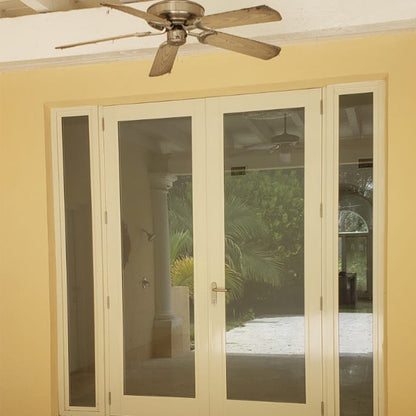 Double French Patio Impact Resistant Patio Doors with side lites in Florida home