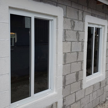 horizontal slider windows new construction site